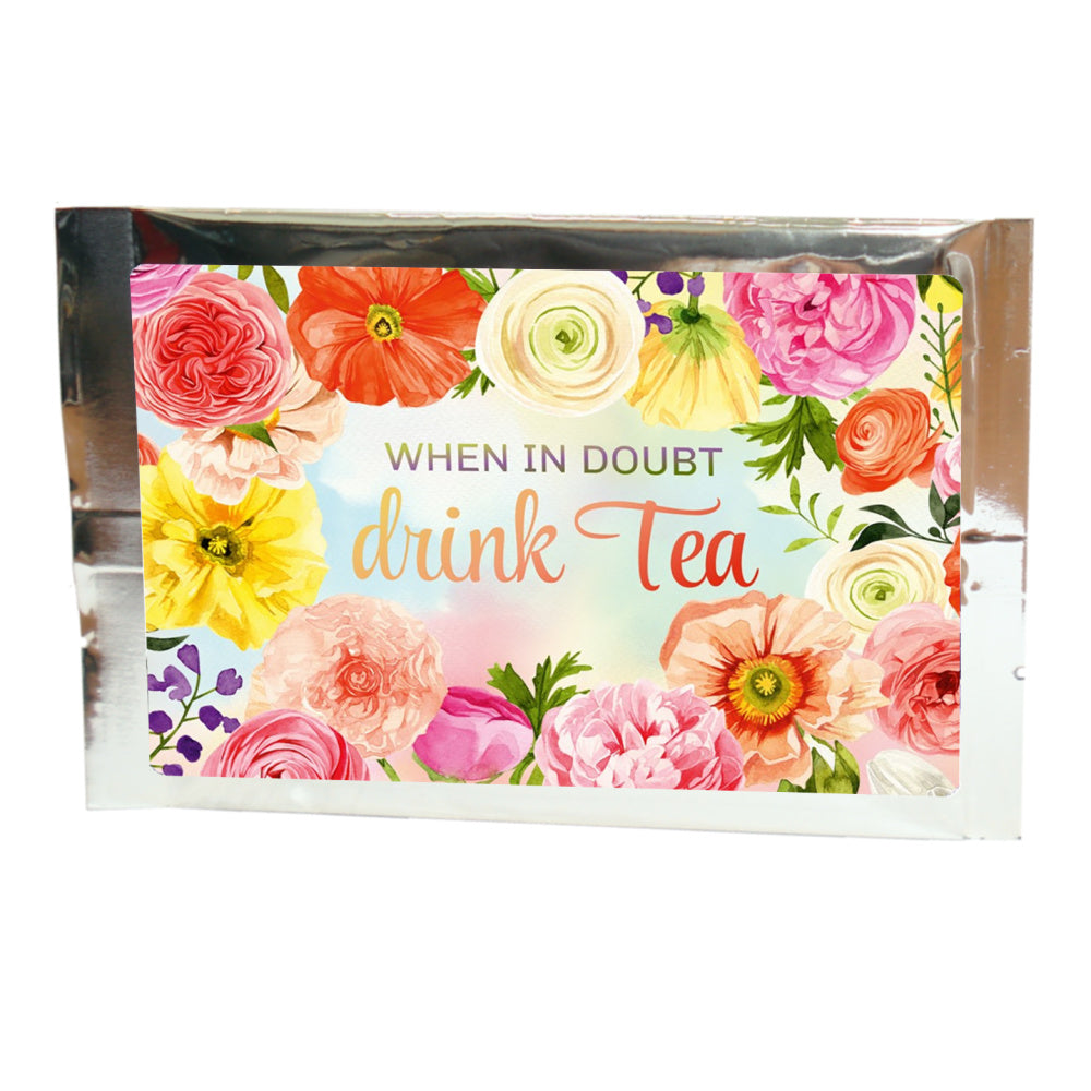 Tea Greeting: when in doubt drink tea  | Tea Desire
