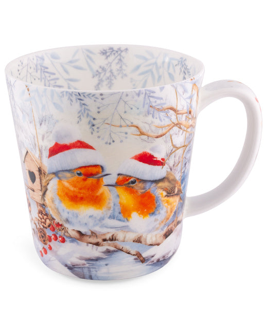 mug robin with hat - Tea Desire