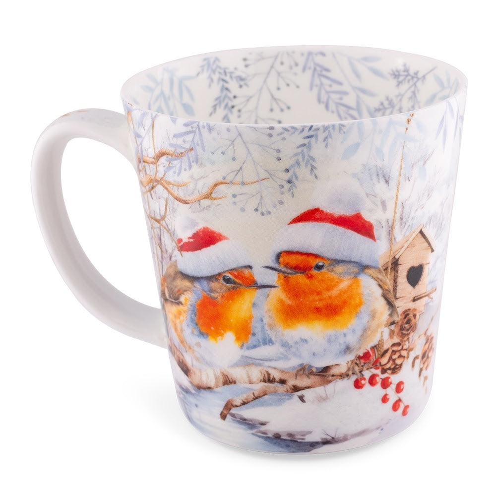 mug robin with hat - Tea Desire