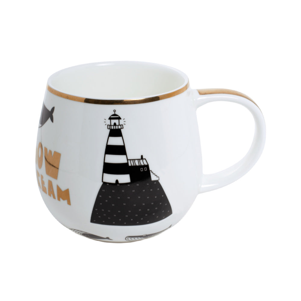 belly-mug nautical set of three - Tea Desire