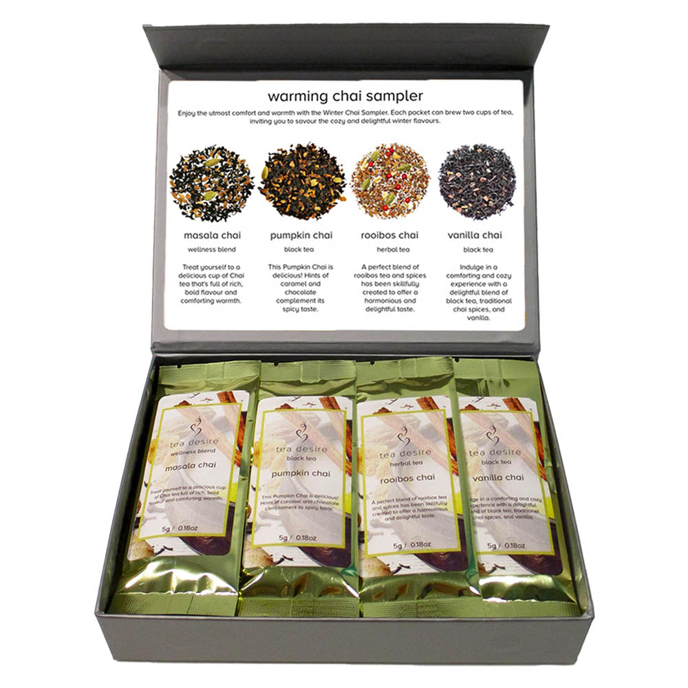 tea sampler warming chai - Tea Desire