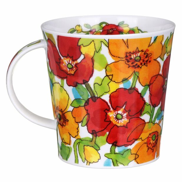 flower shower red - cairngorme mug - Tea Desire